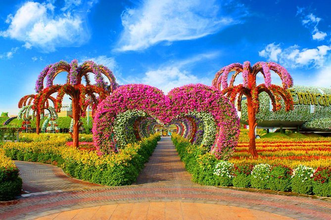 Dubai Miracle Garden Admission Ticket with Hotel Transfer